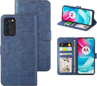 ETUI OPPO RENO 6 5G GRANATOWE NIEBIESKIE ZAMYKANE Z KLAPKĄ OCHRONNE