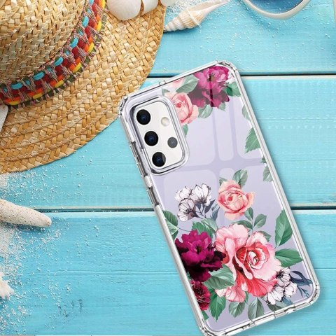 ETUI SAMSUNG GALAXY A32 5G PRZEZROCZYSTE RÓŻOWE KWIATY UROCZE PLECKI ETUI SAMSUNG GALAXY A32 5G PRZEZROCZYSTE RÓŻOWE KWIATY UROCZE PLECKI