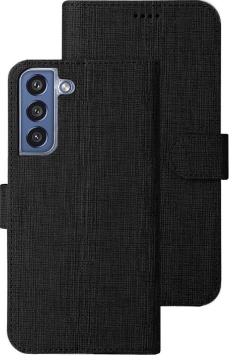 ETUI SAMSUNG GALAXY S21 FE 5G CZARNE ZAMYKANE Z KLAPKĄ MIEJSCE NA KARTY ETUI SAMSUNG GALAXY S21 FE 5G CZARNE ZAMYKANE Z KLAPKĄ MIEJSCE NA KARTY