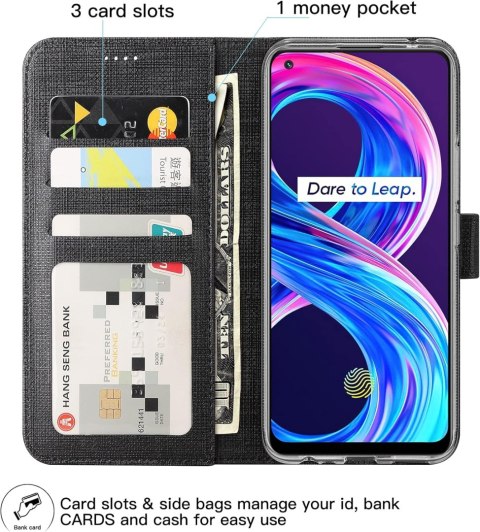 ETUI SAMSUNG GALAXY S21 FE 5G CZARNE ZAMYKANE Z KLAPKĄ MIEJSCE NA KARTY ETUI SAMSUNG GALAXY S21 FE 5G CZARNE ZAMYKANE Z KLAPKĄ MIEJSCE NA KARTY