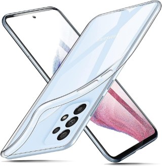 ETUI SAMSUNG GALAXY S21 FE 5G PRZEZROCZYSTE BEZBARWNE ELASTYCZNE PLECKI