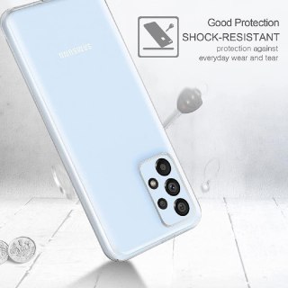 ETUI SAMSUNG GALAXY S21 FE 5G PRZEZROCZYSTE BEZBARWNE ELASTYCZNE PLECKI
