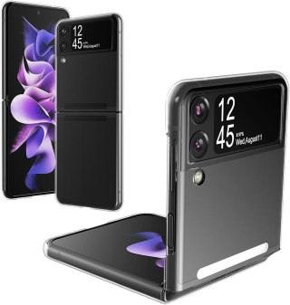 ETUI SAMSUNG GALAXY Z FLIP 3 PRZEZROCZYSTE DWUCZĘSCIOWE OCHRONNE WYTRZYMAŁE