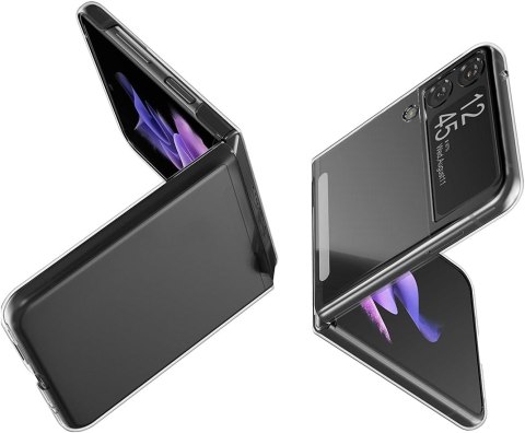 ETUI SAMSUNG GALAXY Z FLIP 3 PRZEZROCZYSTE DWUCZĘSCIOWE OCHRONNE WYTRZYMAŁE