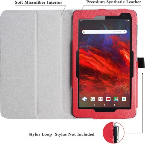 ETUI VANKYO MATRIXPAD Z1/ MATRIXPAD S7 7" CZERWONE ZAMYKANE Z KLPAKĄ OCHRONNE ETUI VANKYO MATRIXPAD Z1/ MATRIXPAD S7 7" CZERWONE ZAMYKANE Z KLPAKĄ OCHRONNE