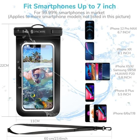 ETUI WODOODPORNE APPLE IPHONE 16/15/14/13/12/11 PRO/ MAX XR/XS/X/8/7 +SMYCZ ETUI WODOODPORNE APPLE IPHONE 16/15/14/13/12/11 PRO/ MAX XR/XS/X/8/7 +SMYCZ
