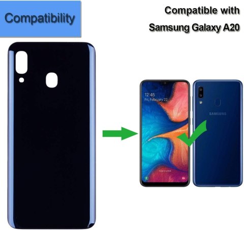 OBUDOWA SAMSUNG GALAXY A20 TYŁ PLECKI GRANATOWA NAKLEJANA OCHRONNA OBUDOWA SAMSUNG GALAXY A20 TYŁ PLECKI GRANATOWA NAKLEJANA OCHRONNA