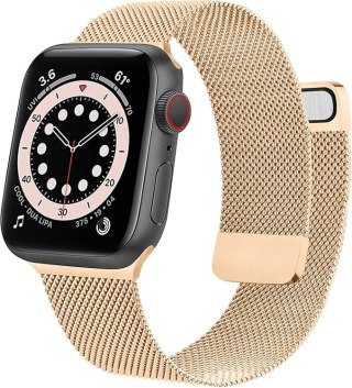 PASEK DO ZEGARKA APPLE WATCH 1/2/3/4/5/6/7/8/9/10/SE 42/44/45/46 ROSE GOLD