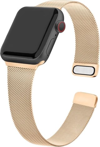 PASEK DO ZEGARKA APPLE WATCH 1/2/3/4/5/6/7/8/9/10/SE 42/44/45/46 ROSE GOLD