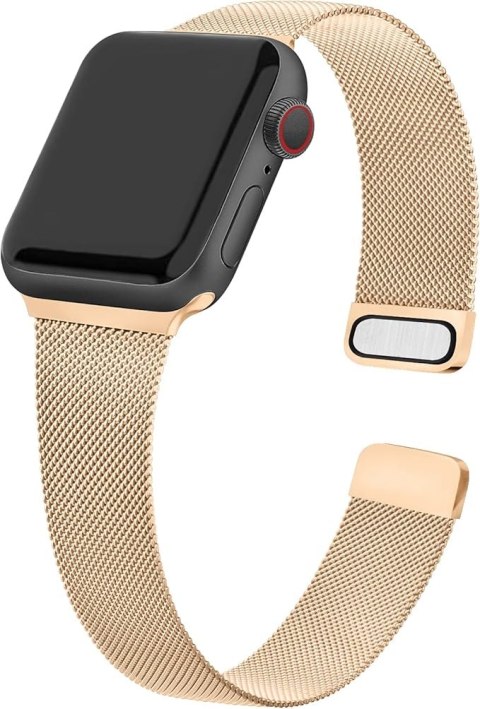 PASEK DO ZEGARKA APPLE WATCH 1/2/3/4/5/6/7/8/9/10/SE 42/44/45/46 ROSE GOLD PASEK DO ZEGARKA APPLE WATCH 1/2/3/4/5/6/7/8/9/10/SE 42/44/45/46 ROSE GOLD