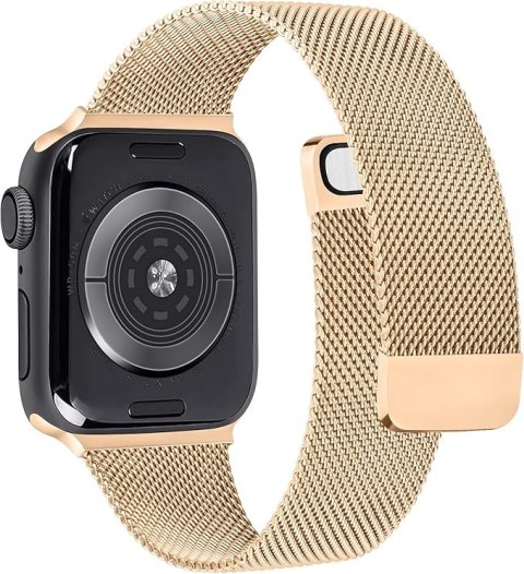 PASEK DO ZEGARKA APPLE WATCH 1/2/3/4/5/6/7/8/9/10/SE 42/44/45/46 ROSE GOLD PASEK DO ZEGARKA APPLE WATCH 1/2/3/4/5/6/7/8/9/10/SE 42/44/45/46 ROSE GOLD