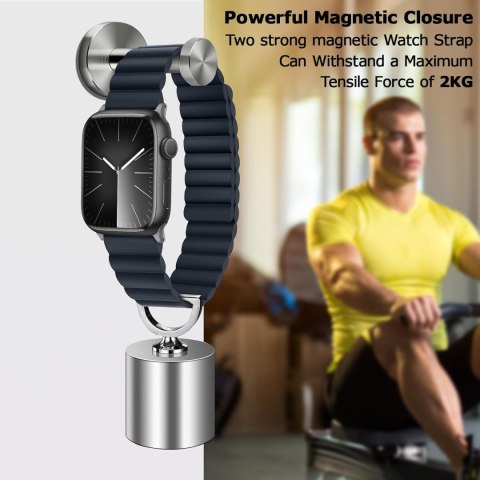 PASEK DO ZEGARKA APPLE WATCH 1/2/3/4/5/6/7/8/9/10/SE 42/44/45mm NIEBIESKI