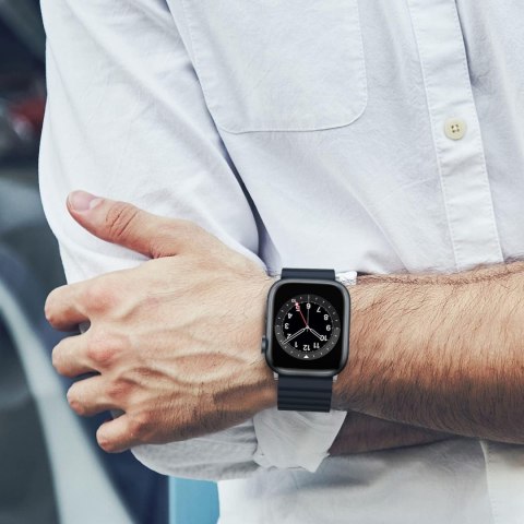 PASEK DO ZEGARKA APPLE WATCH 1/2/3/4/5/6/7/8/9/10/SE 42/44/45mm NIEBIESKI