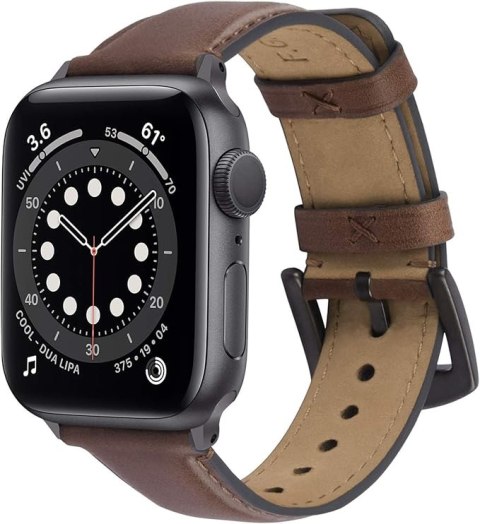 PASEK DO ZEGARKA APPLE WATCH 1/2/3/4/5/6/7/8/9/SE 38/40/41 BRĄZOWY SKÓRA PASEK DO ZEGARKA APPLE WATCH 1/2/3/4/5/6/7/8/9/SE 38/40/41 BRĄZOWY SKÓRA