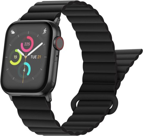 PASEK DO ZEGARKA APPLE WATCH 1/2/3/4/5/6/7/8/SE 38/40/41mm CZARNY +ETUI PASEK DO ZEGARKA APPLE WATCH 1/2/3/4/5/6/7/8/SE 38/40/41mm CZARNY +ETUI