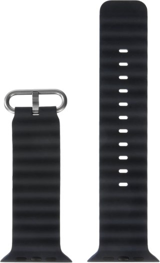 PASEK DO ZEGARKA APPLE WATCH 2/3/4/5/6/7/8/9/10/SE 42/44/45 CZARNY