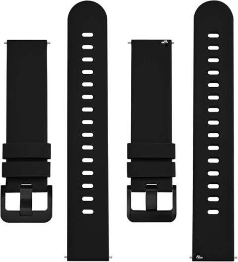 PASEK DO ZEGARKA CZARNY SILIKON UNIWERSALNY WODOODPORNY 18mm PASEK DO ZEGARKA CZARNY SILIKON UNIWERSALNY WODOODPORNY 18mm