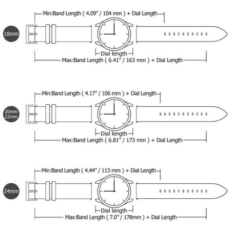 PASEK DO ZEGARKA CZARNY SKÓRA UNIWERSALNY SREBRNA KLAMRA 22mm PASEK DO ZEGARKA CZARNY SKÓRA UNIWERSALNY SREBRNA KLAMRA 22mm