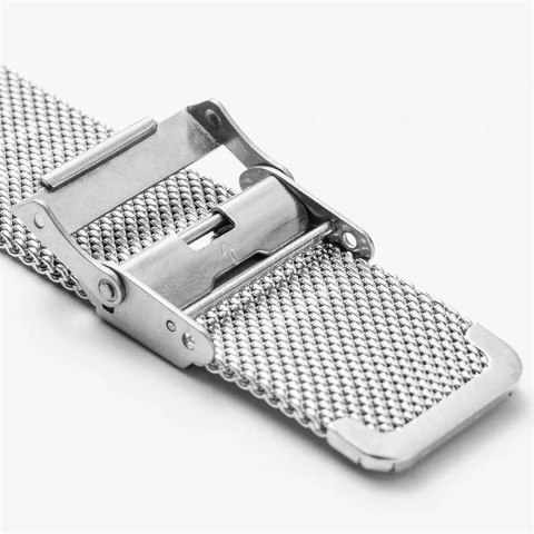 PASEK DO ZEGARKA CZARNY STAL SIATKA UNIWERSALNY ELEGANCKI 21mm PASEK DO ZEGARKA CZARNY STAL SIATKA UNIWERSALNY ELEGANCKI 21mm