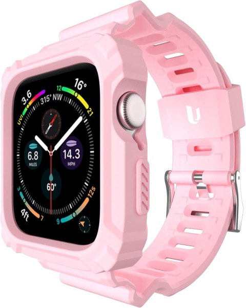 PASEK ETUI DO ZEGARKA APPLE WATCH 1/2/3/4/5/6/7/8/9/SE 38/40/41mm RÓŻOWY PASEK ETUI DO ZEGARKA APPLE WATCH 1/2/3/4/5/6/7/8/9/SE 38/40/41mm RÓŻOWY