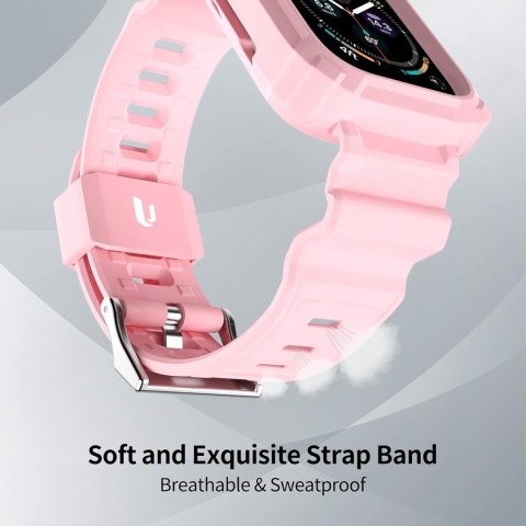 PASEK ETUI DO ZEGARKA APPLE WATCH 1/2/3/4/5/6/7/8/9/SE 38/40/41mm RÓŻOWY PASEK ETUI DO ZEGARKA APPLE WATCH 1/2/3/4/5/6/7/8/9/SE 38/40/41mm RÓŻOWY