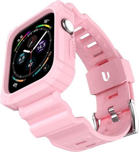 PASEK ETUI DO ZEGARKA APPLE WATCH 1/2/3/4/5/6/7/8/9/SE 38/40/41mm RÓŻOWY PASEK ETUI DO ZEGARKA APPLE WATCH 1/2/3/4/5/6/7/8/9/SE 38/40/41mm RÓŻOWY