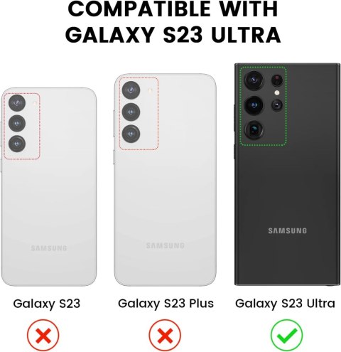 SZKŁO OCHRONNE NA APARAT SAMSUNG GALAXY S23 ULTRA WYSOKA OCHRONA