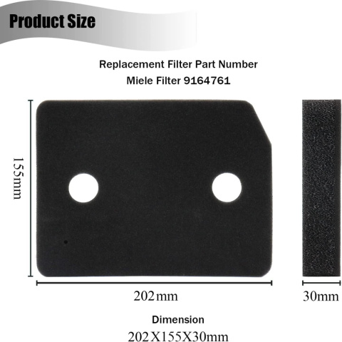 4x FILTR ZAMIENNY DO SUSZARKI BĘBNOWEJ MIELE T1 9164761 GĄBKA 202x155x30mm 4x FILTR ZAMIENNY DO SUSZARKI BĘBNOWEJ MIELE T1 9164761 GĄBKA 202x155x30mm