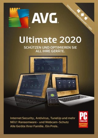 AVG Ultimate 2020 1 PC 1rok ochrony antywirus firewall DNS Anty-spam