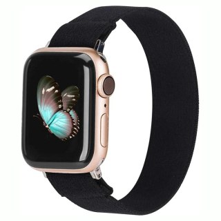 BRANSOLETA DO ZEGARKA APPLE WATCH 38/40/41mm SE/9/8/7/6/5/4/3/2/1 CZARNA