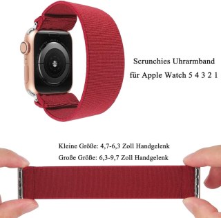 BRANSOLETA DO ZEGARKA APPLE WATCH 38/40/41mm SE/9/8/7/6/5/4/3/2/1 CZARNA