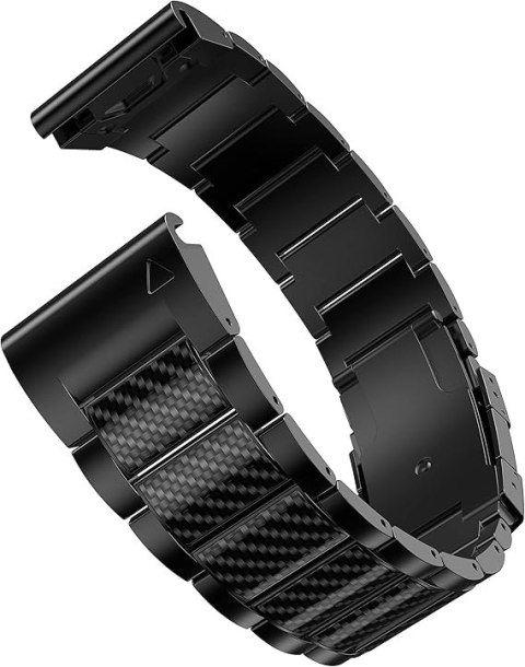 BRANSOLETA TYTANOWA CZARNA ZEGAREK GARMIN Fenix 7/6/5/6 Pro/5 Plus 22mm BRANSOLETA TYTANOWA CZARNA ZEGAREK GARMIN Fenix 7/6/5/6 Pro/5 Plus 22mm
