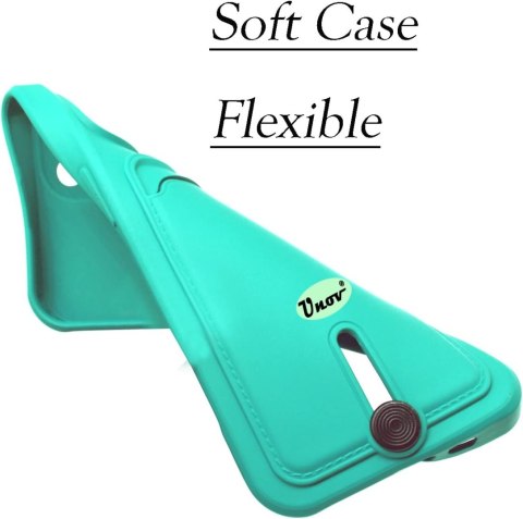 ETUI APPLE IPHONE 13 MINI CASE TURKUSOWY SILIKONOWY +MIEJSCE NA KARTY