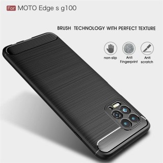 ETUI MOTOROLA MOTO G100 GARANATOWE NIEBIESKIE PLECKI OCHRONNE WYTRZYMAŁE