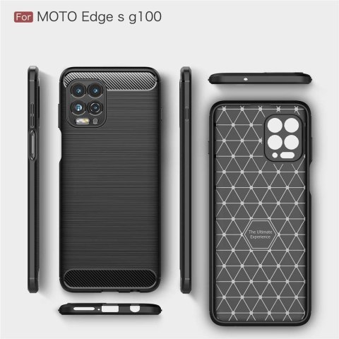 ETUI MOTOROLA MOTO G100 GARANATOWE NIEBIESKIE PLECKI OCHRONNE WYTRZYMAŁE