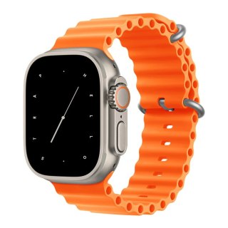 PASEK DO ZEGARKA APPLE WATCH 1/2/3/4/5/6/7/8/9/10/SE 42/44/45 POMARAŃCZOWY