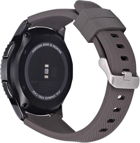 PASEK DO ZEGARKA BRĄZOWY SILIKON UNIWERSALNY Samsung Amazfit Huawei 22mm PASEK DO ZEGARKA BRĄZOWY SILIKON UNIWERSALNY Samsung Amazfit Huawei 22mm