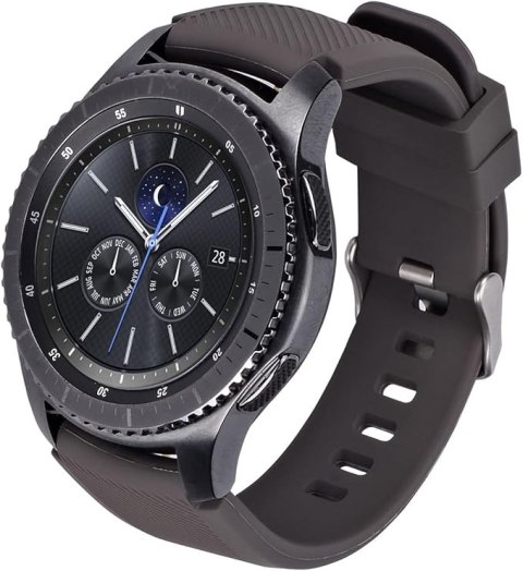 PASEK DO ZEGARKA BRĄZOWY SILIKON UNIWERSALNY Samsung Amazfit Huawei 22mm PASEK DO ZEGARKA BRĄZOWY SILIKON UNIWERSALNY Samsung Amazfit Huawei 22mm