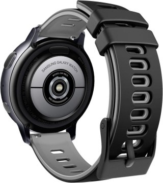 PASEK DO ZEGARKA Garmin Forerunner 245/645/55/158 CZARNO-SZARY SILIKONOWY