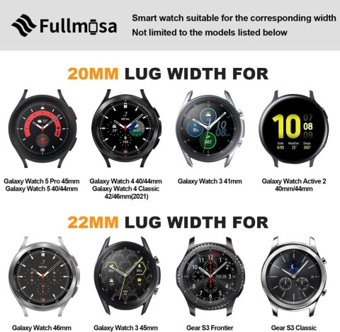 PASEK SKÓRZANY DO ZEGARKA SMARTWATCH JASNY BRĄZOWY/ŻÓŁTY UNIWERSALNY 22mm