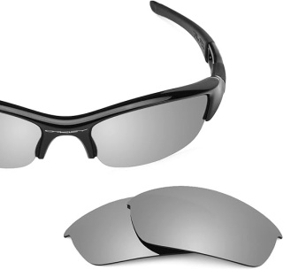 SZKŁA WYMIENNE DO OKULARÓW OAKLEY FLAK JACKET POLARYZACYJNE UV SZARE 2szt