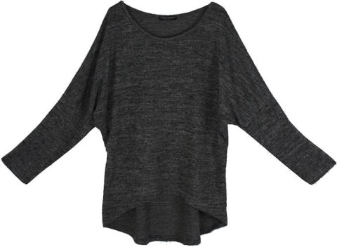 BLUZKA DAMSKA OVERSIZE SZARA EMMA GIOVANNI XL BLUZKA DAMSKA OVERSIZE SZARA EMMA GIOVANNI XL