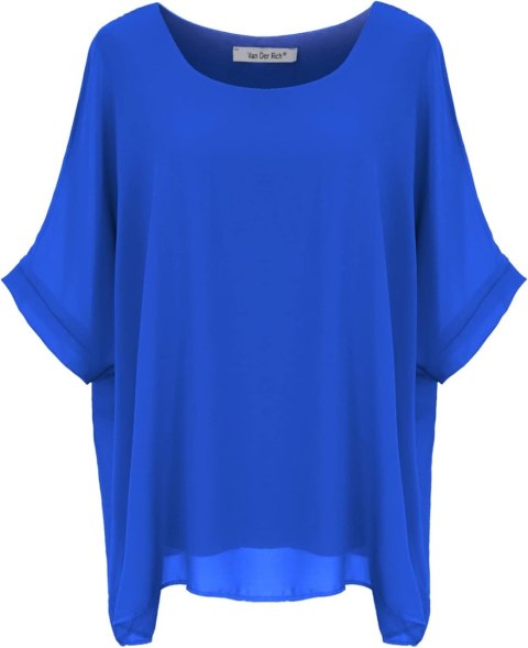 BLUZKA DAMSKA VAN DER RICH NIEBIESKA NIETOPERZ L-XL BLUZKA DAMSKA VAN DER RICH NIEBIESKA NIETOPERZ L-XL
