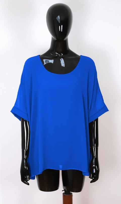 BLUZKA DAMSKA VAN DER RICH NIEBIESKA NIETOPERZ L-XL BLUZKA DAMSKA VAN DER RICH NIEBIESKA NIETOPERZ L-XL