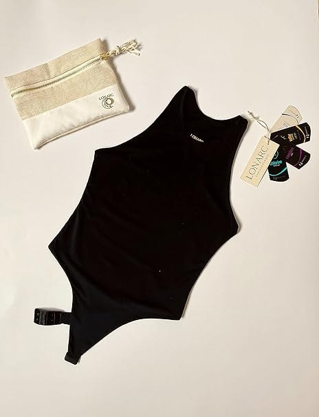 BODY DAMSKIE LONARC CZARNE NA RAMIĄCZKACH XS BODY DAMSKIE LONARC CZARNE NA RAMIĄCZKACH XS