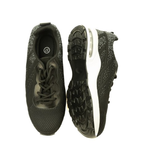 DAMSKIE BUTY SPORTOWE ADIDASY CZARNE 37 DAMSKIE BUTY SPORTOWE ADIDASY CZARNE 37