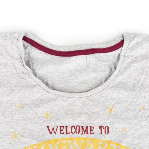 KOSZULKA DAMSKA HARRY POTTER SZARA T-SHIRT KRÓTKI RĘKAW PRINT XL KOSZULKA DAMSKA HARRY POTTER SZARA T-SHIRT KRÓTKI RĘKAW PRINT XL