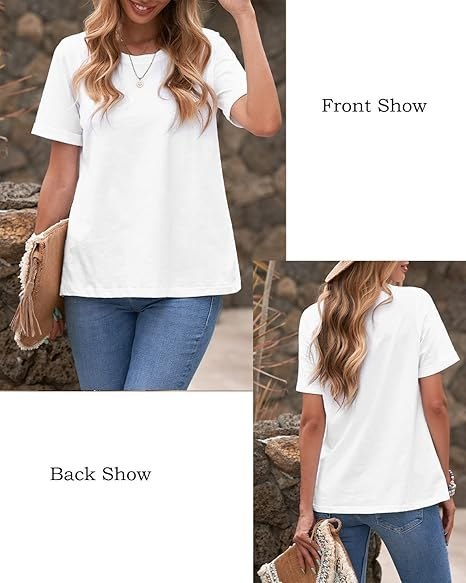KOSZULKA T-SHIRT DAMSKI BIAŁY Z KIESZONKĄ LUŹNY S KOSZULKA T-SHIRT DAMSKI BIAŁY Z KIESZONKĄ LUŹNY S