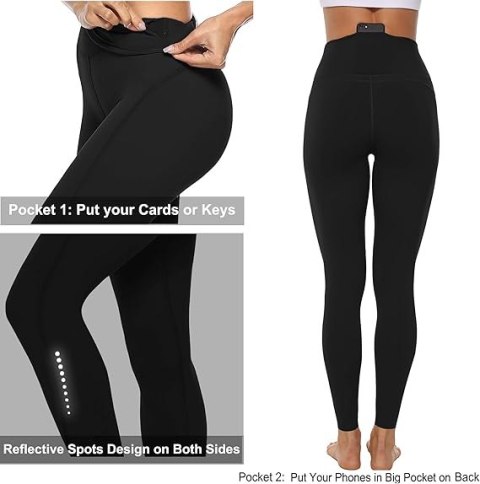 LEGGINSY DAMSKIE JOYSPELS CZARNE S LEGGINSY DAMSKIE JOYSPELS CZARNE S