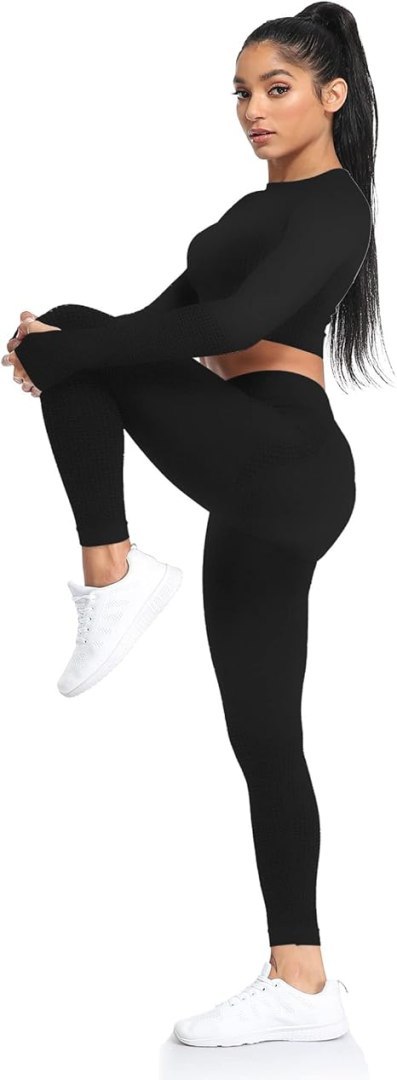 LEGGINSY SPORTOWE DAMSKIE CZARNE YAAVII S LEGGINSY SPORTOWE DAMSKIE CZARNE YAAVII S